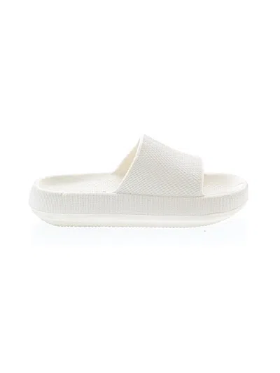 Pre-owned Mia + Tess Sandals In Ivory