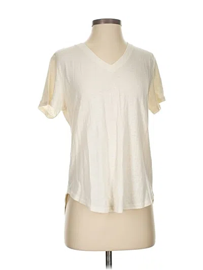 Pre-owned Mia + Tess Short Sleeve T-shirt In White