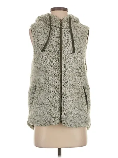 Pre-owned Mia + Tess Sweater Vest In Silver