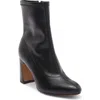 Mia Thiva Block Heel Bootie In Black