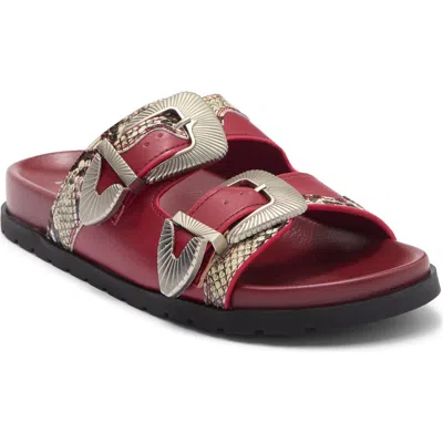 Mia Tibby Slide Sandal In Multi