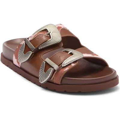 Mia Tibby Slide Sandal In Multi