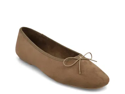 Mia Tinna Ballet Flat In Brown