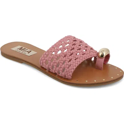 Mia Tiva Slide Sandal In Pink