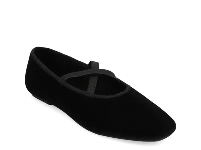 Mia Tori Ballet Flat In Black