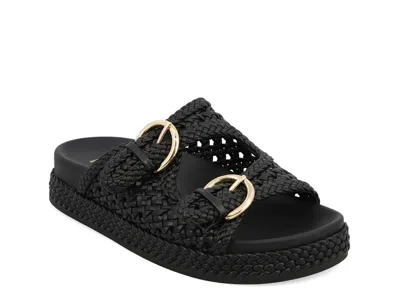 Mia Trendy Sandal In Black