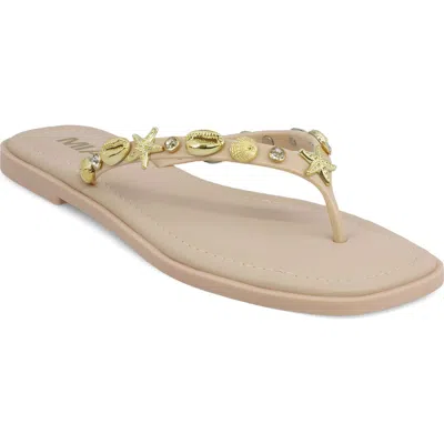 Mia Tulah Flip Flop In Brown
