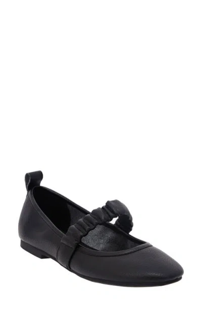 Mia Uliana Mary Jane Flat In Black