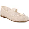 Mia Unica Mary Jane Flat In Bone