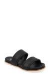 Mia Vada Two-strap Sandal In Black