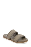 Mia Vada Two-strap Sandal In Taupe