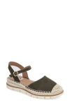 Mia Verona Espadrille Sandal In Khaki