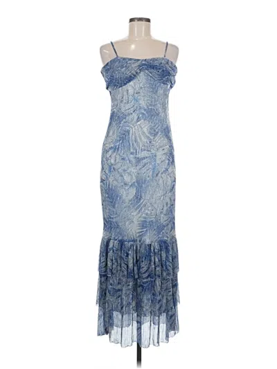 Pre-owned Mia Vesper Cocktail Dress In Blue