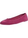 Mia Lovi Knit Pointed Toe Flat In Pink