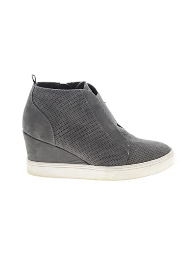 Pre-owned Mia Wedges In Gray
