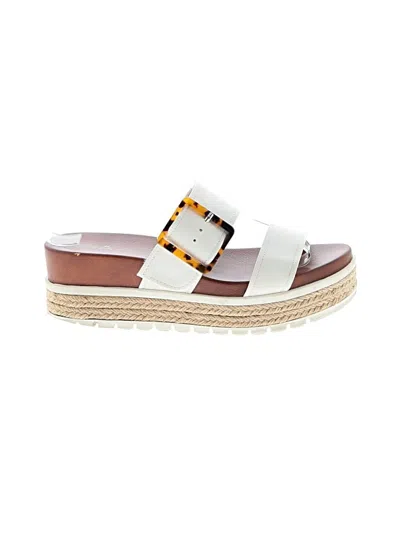 Pre-owned Mia Wedges In White
