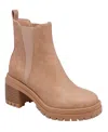 Mia Women's Adea Chelsea Lug Sole Booties In Brown