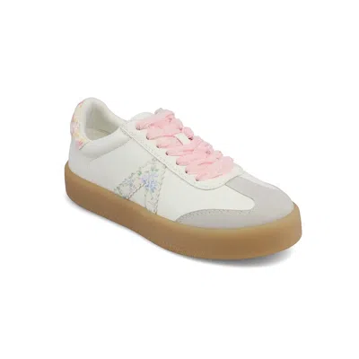 Mia Women's Axel Floral Sneaker In White In Multi