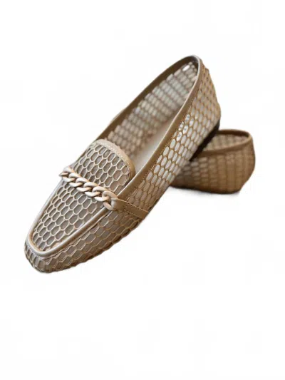 Mia Women's Bailee Mesh Loafer In Camel In Brown