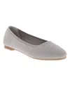 Mia Brendy Ballet Flat In Silver