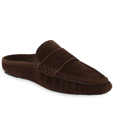 Mia Bridgetta Loafer Mule In Brown