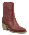 Mia Clorinda Western Boot In Burgundy