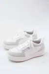 Mia Women's Dice Platform Sneaker In White/off White In Multi