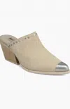 Mia Dixie Cap Toe Mule In Nude