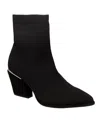 Mia Women's Draxton Block-heel Knit Dress Booties In Black