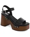 Mia Electrah Platform Sandal In Black