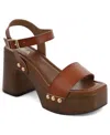 Mia Electrah Platform Sandal In Brown