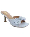 Mia Elyzza Bow Slide Sandal In Blue