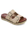 Mia Esei Slide Sandal In Dusty Soft Gold