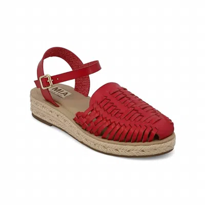 Mia Women's Eshani Espadrille Sandals In Red