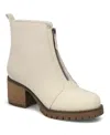 Mia Fabiola Front Zip Boot In White