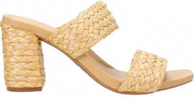 Mia Women's Felicity Sandal In Natural Tan In Nude