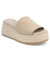 Mia Freyja Platform Wedge Sandal In Sand