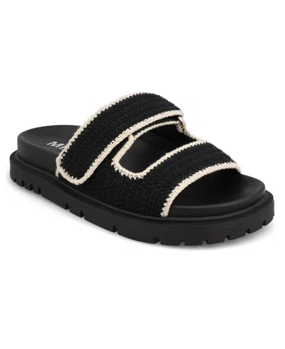 MIA WOMEN'S GABRI DOUBLE STRAP SLIP-ON SLIDE SANDALS