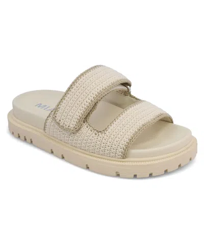 MIA WOMEN'S GABRI DOUBLE STRAP SLIP-ON SLIDE SANDALS