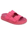 Mia Gen Slide Sandal In Hot Pink