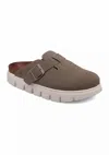 Mia Women's Geneva Slip On Clogs In Taupe In Brown