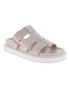 Mia Geni Slide Sandal In Beige