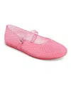 Mia Gianne Jelly Mary Jane Flat In Pink