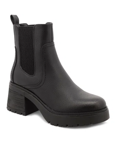 MIA WOMEN'S IRIE PULL ON BLOCK-HEEL CHELSEA BOOTIES