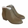 Mia Women's Jaice Ankle Bootie In Taupe In Gray