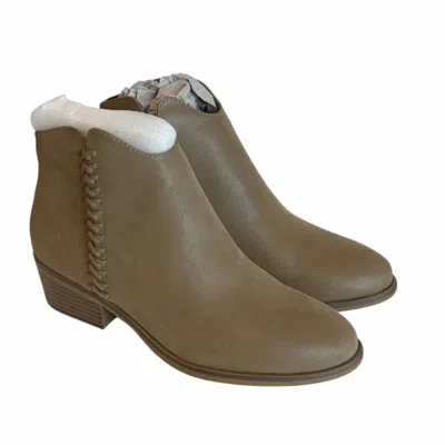 Mia Women's Jaice Ankle Bootie In Taupe In Green