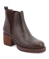 Mia Jody Lug Sole Platform Chelsea Boot In Dark Coffee
