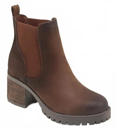 Mia Women's Jonna Pull On Boot In Cognac In Brown
