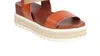 Mia Women's Kandice Platform Sandals In Cognac In Brown