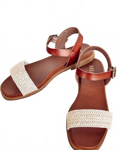 Mia Women's Karina Sandal In Natural In Multi